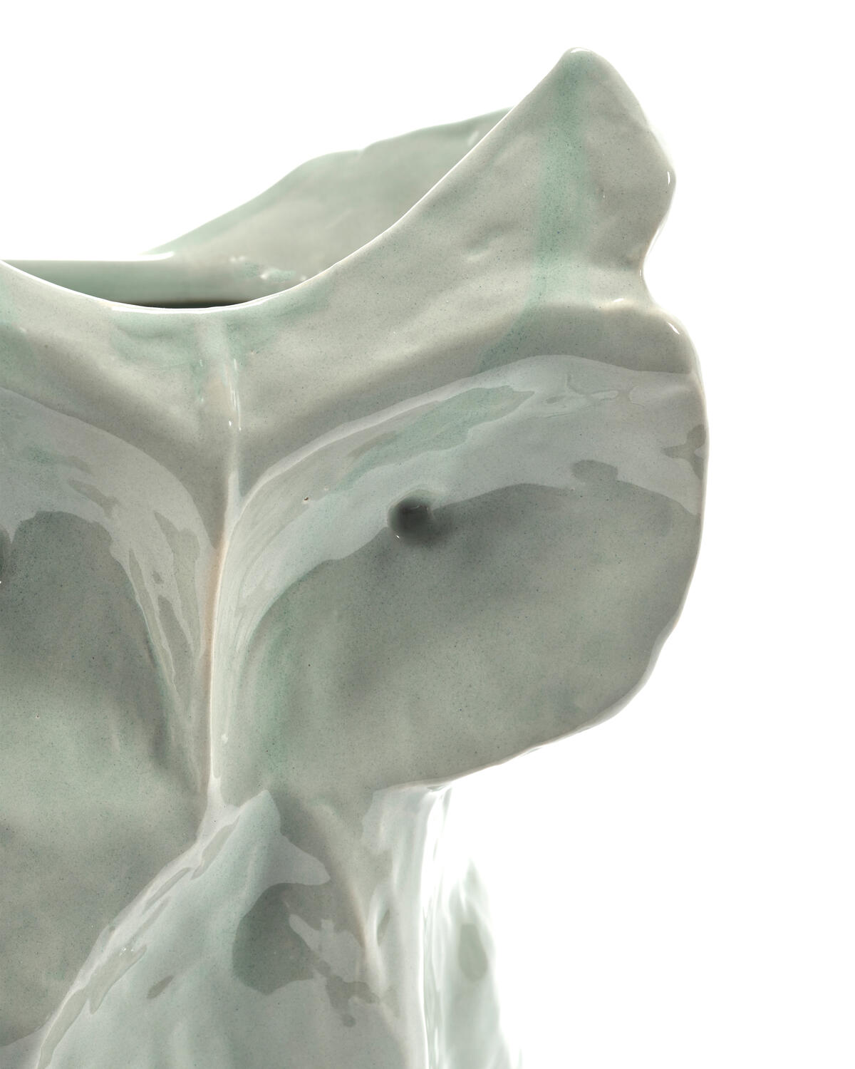 x Marni ugle vase, S - Light blue after midnight